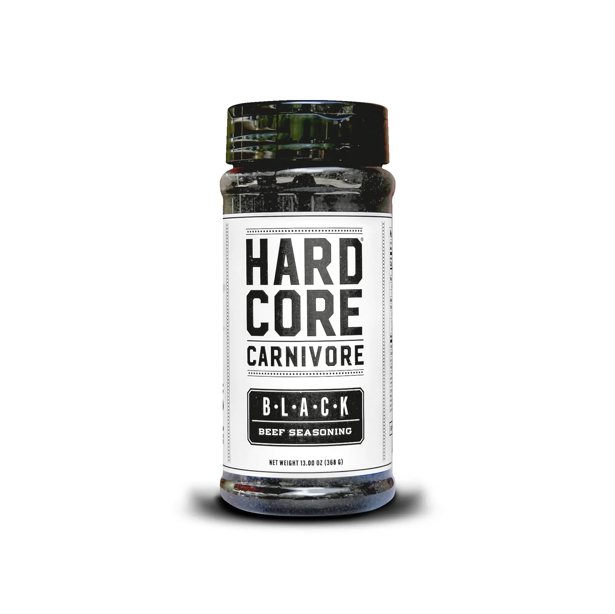 Black: charcoal seasoning for steak, beef and BBQ (Large Shaker)