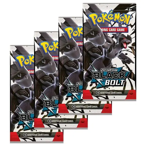5X POKEMON BLACK BOLT BOOSTER PACKS