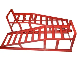 YOKOMA 3 Tons Car Lift Service Ramps Auto Service Ramp Wide Car Maintenance Ramp Lifting Equipment Lifter for Auto Repair Industry 37" Long 2pcs Red