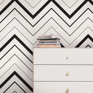 Chevron Bold Wallpaper - Peel and Stick