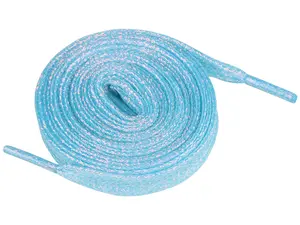 BLISSFUL STEP Glitter Sparkling Flat Shoelace Shoe Laces for Sneakers Shiny Shoes Strings