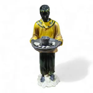 Orula 5" Inch Resin Figurine Orisha - Handmade Artistic Statue Decor Ornaments