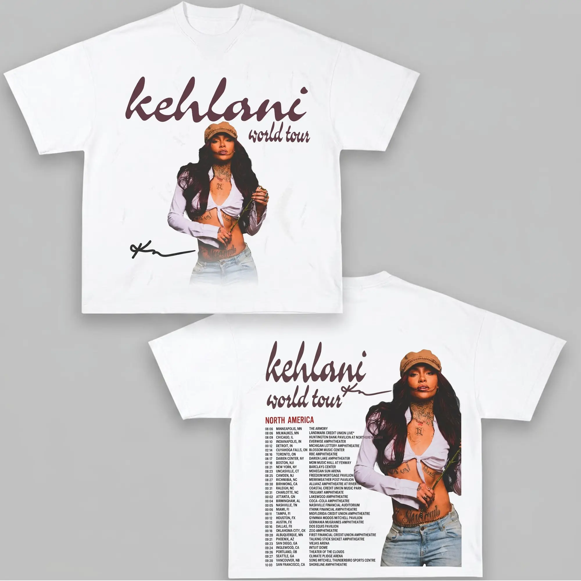 Women's Casual Cotton Round Neck Short-Sleeve Kehlani Sweet Sexy Savage Vintage Print Unisex T-Shirt HY4910, Shortsleeve, Top, Digital Print, 2Xl, Graphic Tees Women, Tshirt
