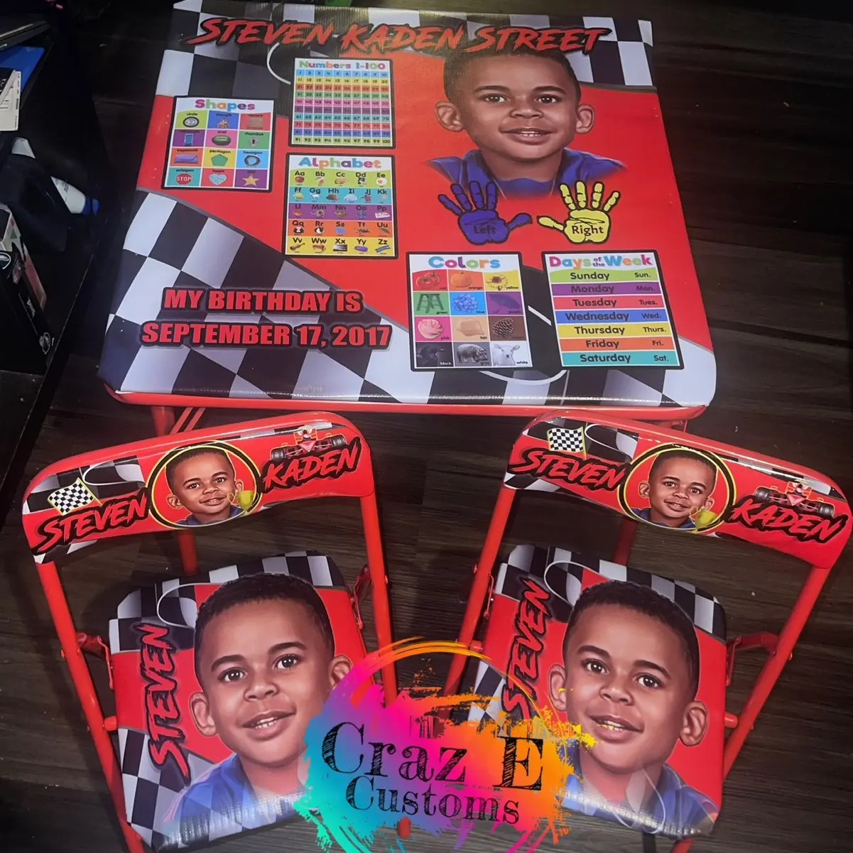 Custom Learning Table Sets