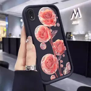 9A flower phone Case For xiaomi Redmi 9A with TPU shock proof design perfect for popular