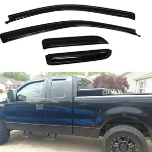 For Ford F-150 2004-2014 Super/Extended Cab Only (Not Fit 2004 Heritage) Window Visor/WeatherShield/Rain Visor
