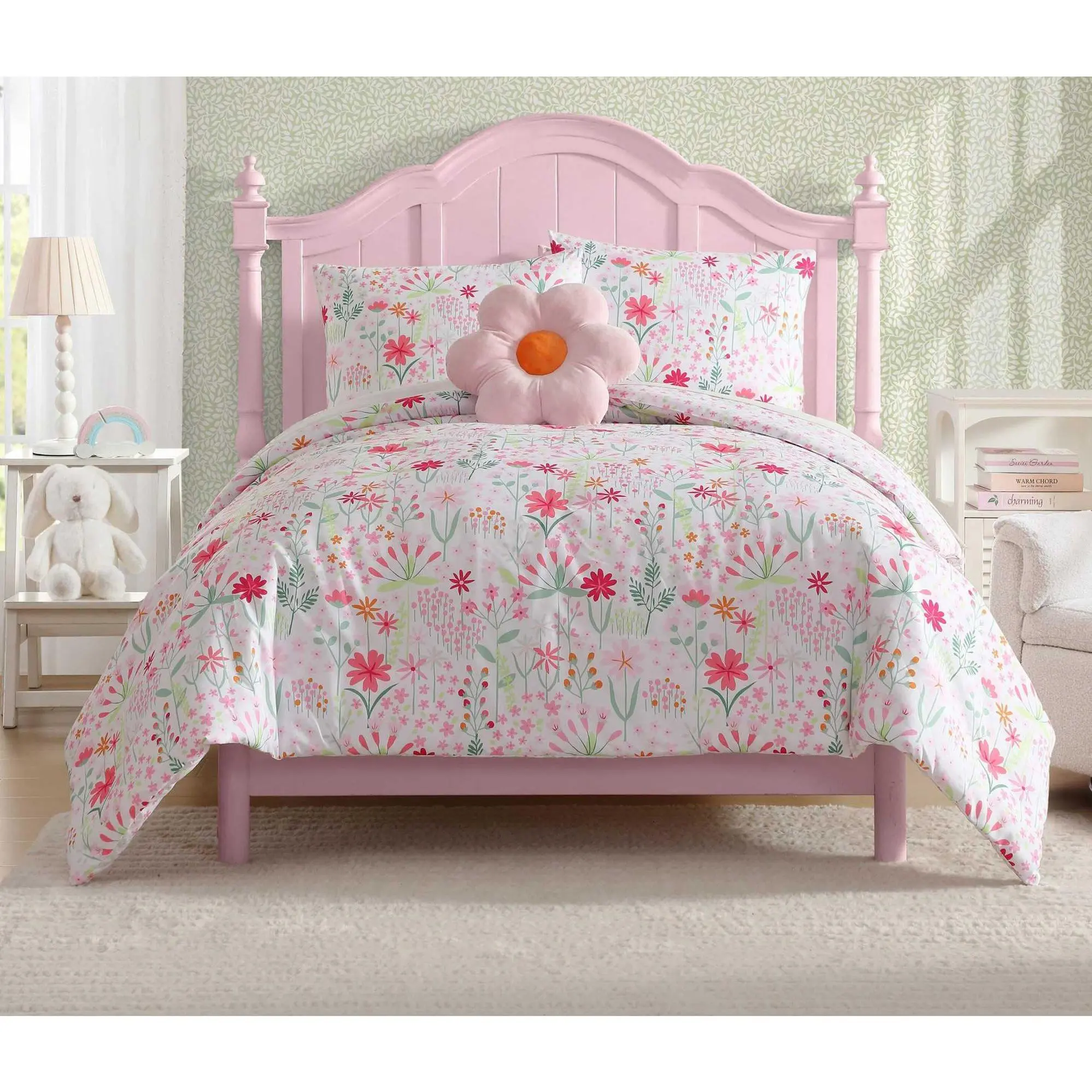 Laura Ashley Sunshine Flowers Twin Comforter Sham Set Laura Ashley Sunshine Flowers Twin Comforter Sham Set