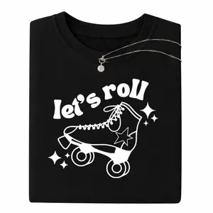 Let's Roll Shirt, Roller Skate T-Shirt, Roller Skating Gifts, 80s Shirt, Skater Shirt,Roller Derby Shirt,Roller Unisex Tee,Summer Tee