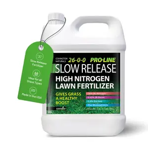 Covington Proline 26-0-0 NPK Liquid Lawn Slow Release Fertilizer (32Oz) – High Nitrogen Lawn Food for Summer Growth – Promotes Deep Green Color & Resilient Turf – Ideal for Heat-Stressed Lawns Covington Naturals
