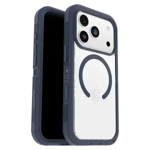 OtterBox Defender XT Pro Clear MagSafe Case with Camera Control for Apple iPhone 17 Pro - Baby Blue Clear