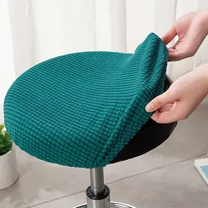 Adjustable Round Seat Cover, Detachable and Washable Chair Protector, Elastic Fabric Suitable for Multiple Colors, Home Decoration