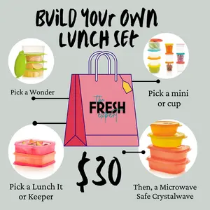Build your own Tupperware Lunch Set -  LIVE PARTY PICK