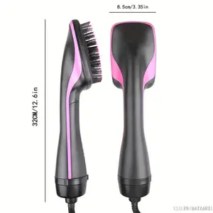 Multifunctional Hot Air Comb, 1 Box Automatic Hair Straightener, Negative Ion Hot Air Comb, Hair Styling Tool for Home & Salon Use, Hair Styling ToolsVelvet Bloom15PulseTrail5XXALUE BAZAAR11