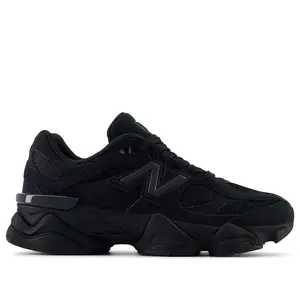 New Balance 9060 Triple Black (GS) GC9060BB Youth Authentic Shoes Footwear Sneaker Trainer Comfortable Walking Fashion Trending Gift