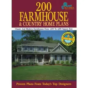USED-200 Farmhouse and Country Home Plans: Classic and Modern Farmhouses from 1,299 to 4,890 Square Feet (Blue Ribbon Designer Series) by Home Planners Inc (Paperback)