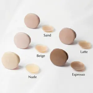 TAHUJIU Ultra-thin Self-adhesive Nipple Covers for Women Waterproof Sweat-resistant with Travel Case Invisible No-show Coverage Under Backless Outfits Customized Grip Silicone Covers for All-Day Security & Comfort Reusable Sheer Womenswear Bra