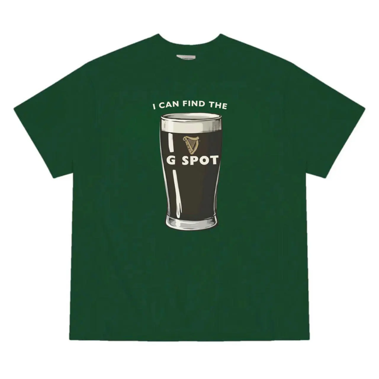 GIFAMI Funny St Patrick's Day Men's T-Shirt Saint Patty's Guinness Beer Shirt for Men Irish Green Tee St Patty's Vintage T-Shirt Paddy's Day Shamrock