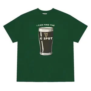GIFAMI Funny St Patrick's Day Men's T-Shirt Saint Patty's Guinness Beer Shirt for Men Irish Green Tee St Patty's Vintage T-Shirt Paddy's Day Shamrock