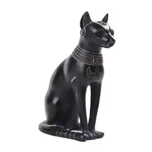 Bastet Statue - 8.25" 🐱 Egyptian Cat Goddess Cold Cast Resin