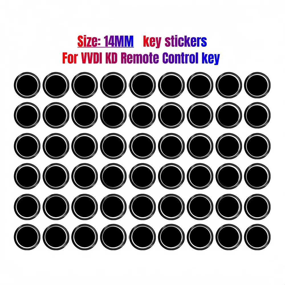 50Pcs/Lot CNSZKEY 14MM DIY Epoxy Sticker Badges Remote Logo For Xhorse VVDl KD Keydiy Remote Control Key