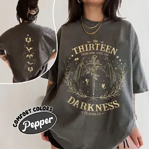 The Thirteen Throne Of Glass Comfort Colors Shirt, SJM Merch, We Are The Thirteen Womenswear
