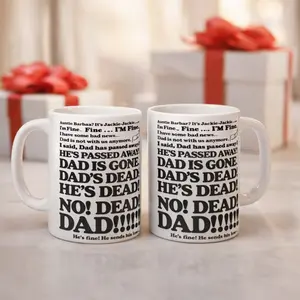 DAD'S D4AD PLUS Mug, Jackie Fan Tv show Ceramic Mug 11oz 15oz, Gift For Fan