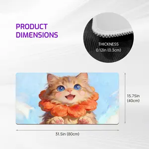 Glass Effect Gaming Mouse Pad, 21x26cm Desk Mat with Non-Slip Base, Precision Control, Reinforced Edges - Premium Pad for PC Use, Pad Mouse Pads
