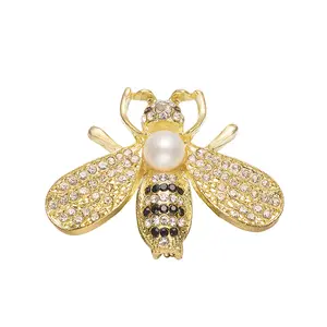 Bee Pearl Brooch Welfare Products：6-8mm Freshwater Alloy (TSBJ2201)