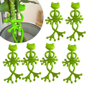 Frog-shaped Plant Stand, Flower Pot Plant Fixing Clip, Suitable for Small Potted Plants and Succulents, Can Be Used for Climbing Plants, Indoor and Outdoor Gardening Accessories, Wall Plant Holder