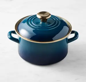Le Creuset Enameled-Steel Stock Pot with Stainless-Steel Knob, 4-Qt