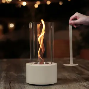Mini Tabletop Fire Pit – Smokeless Portable Ethanol Fireplace for Cozy Home Decor