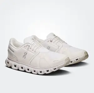 On Running Cloud 6 Women's Shoes - White | White
