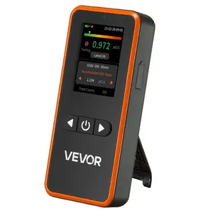 Home Radon Meter Detector 2Bq to 20kBq/m Rechargeable Color LCD DisplayVEVOR Super Brand Day