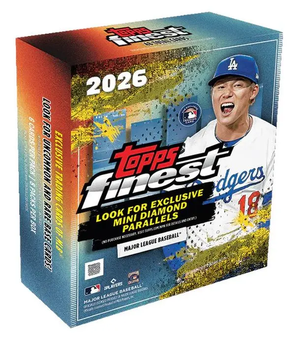 2026 Topps Finest Baseball Sealed Mega Box