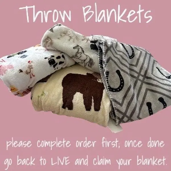 CLAIMS - Throw Blankets - Patterns shown and Selected on LIVES