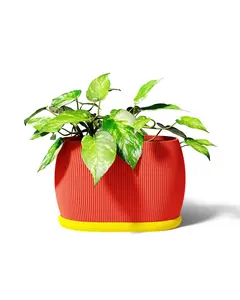 Barrel Planter - Rustic Charm Meets Modern Design 3D Printed Wooden Barrel Planter for Succulents & Herbs Eco Friendly Lightweight Decorative Container