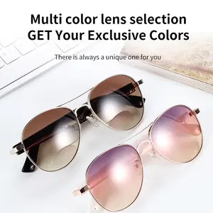 2026 New Smart Glasses UV Protection HD Calls Music Playback Bluetooth-compatible Fast Connect Active Noise Cancellation Driving Travel Daily Use Gift