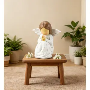 Giteo Bedding Praying Angel Figurine Statue - Spiritual Gift for Women, Ideal for Baptism and Confirmation Home Decor
