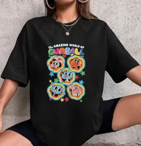 The Amazing World of Gumball Watterson Family Stars T-Shirt, The Amazing World Of Gumball Shirt, Gumball Shirt, Cartoon Network Shirt, Cartoon Tee shirt, Cartoon Tee shirt for fan