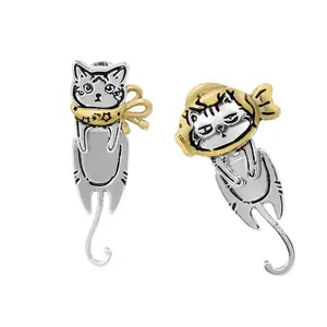 Distinctive Cats Earrings for Unisex Use in Various Social Occasions Wear