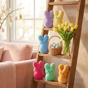 Cute Bunny Plush Toy, Soft Comfortable Stuffed Animal, Easter Basket Filler, Perfect Gift for Valentine's Day, Birthday, EasterGift