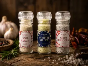 Tim’s Favorites Bundle - 3 glass grinders of Flavored Seasoning Salt