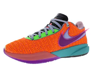 Nike Lebron XX Unisex Shoes Size 10, Color: Total Orange/Vivid Purple