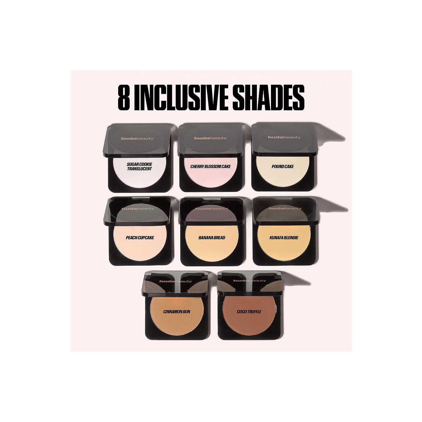 Huda Beauty Easy Bake Pressed Powder in Sugar Cookie Powder Sugar Cookie