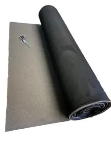 3 Yards Black Stretch Suede With Foam Backing & 3 Yards Without Foam Backing