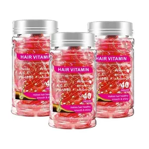 Hair Vitamin Capsule, 3 Boxes Hair Care Serum Capsule, Moisturizing Hair Oil Serum for Women & Men