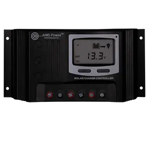 Aims 30 Amp Solar Charge Controller 12/24 Volt – Charges Lithium | Lead | Gel | AGM SCC30APWM