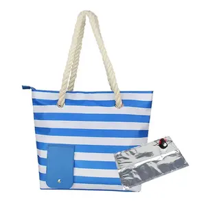 Great outdoorsGreat OutdoorsWine Bag With Hidden Insulated Compartment Fashionable Casual Beach Tote Handbag For Women Outdoor Beaches