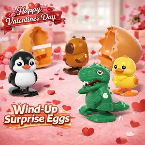 Adorable Hatching Egg Dino Capybara Wind up Toy Perfect Stress Relief And Holiday Gift Choice