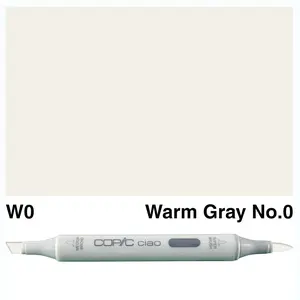 Copic - Ciao Marker - Warm Gray - W0